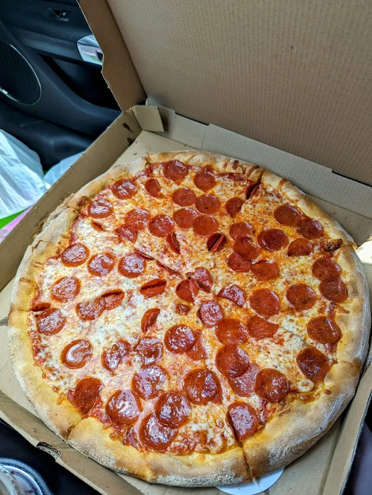 Large Pepperoni Pizza in Box