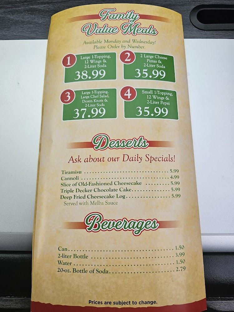 Brooklyn South Pizza Menu image 2